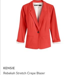 Kensie- red blazer - size small